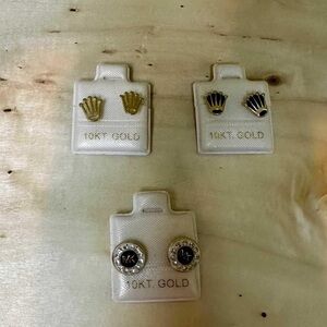 10KT Gold Earrings Set